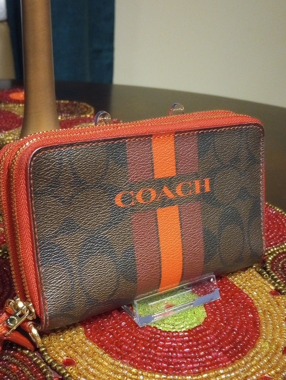 Coach Double Zipper Wallet - Picture 3 of 17